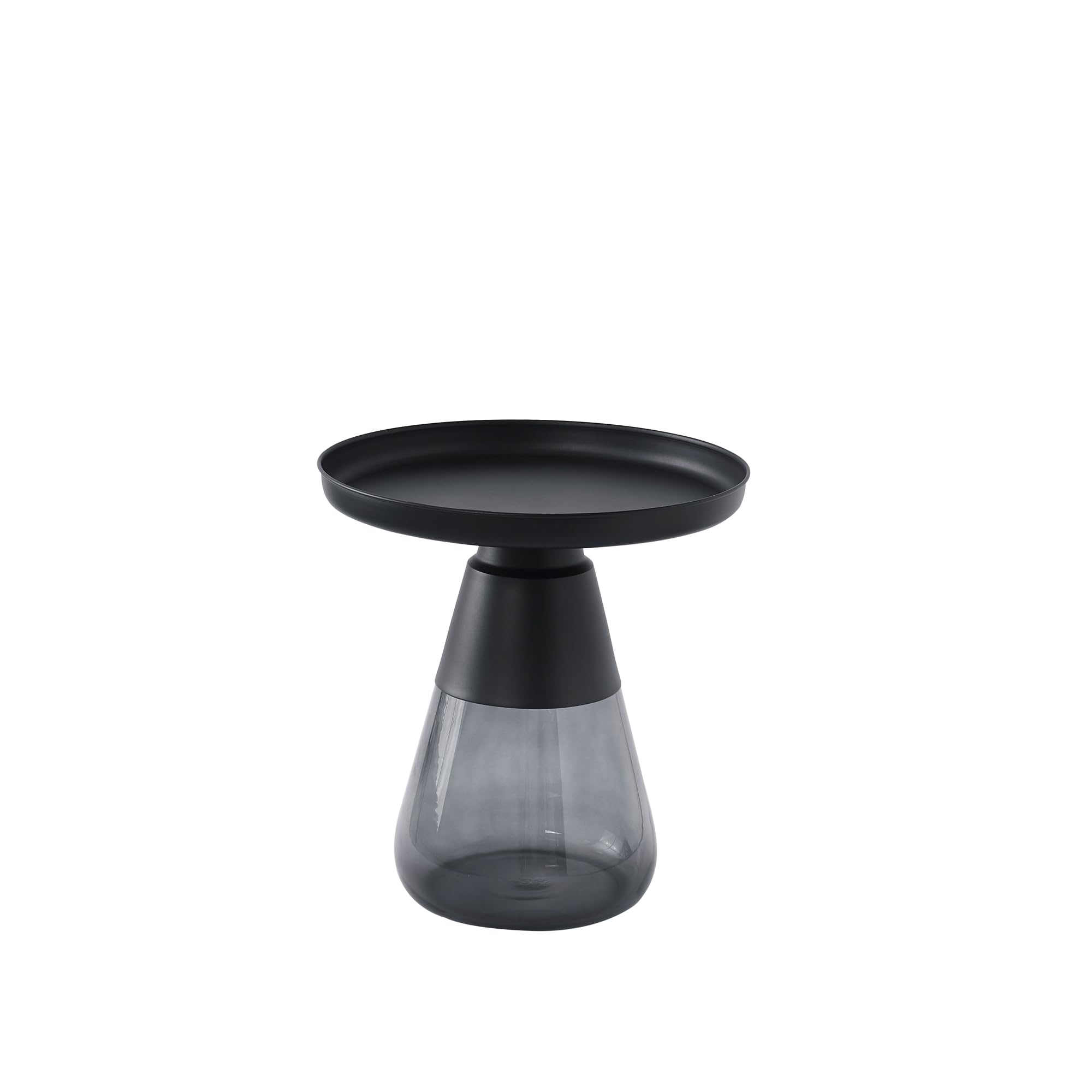 Amazon.com: Smoke Glass Base with Black Painting Top Side